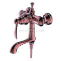 Multi-Function Brass Shower Mixer Valve Kit Rose Gold